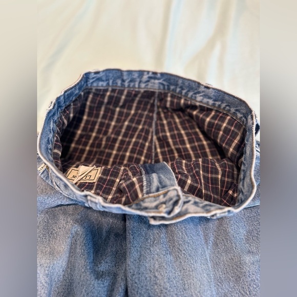 Vintage LL Bean Fleece Lined Size 34 x 33 Double L Jeans Classic Fit Pants. - Picture 7 of 15